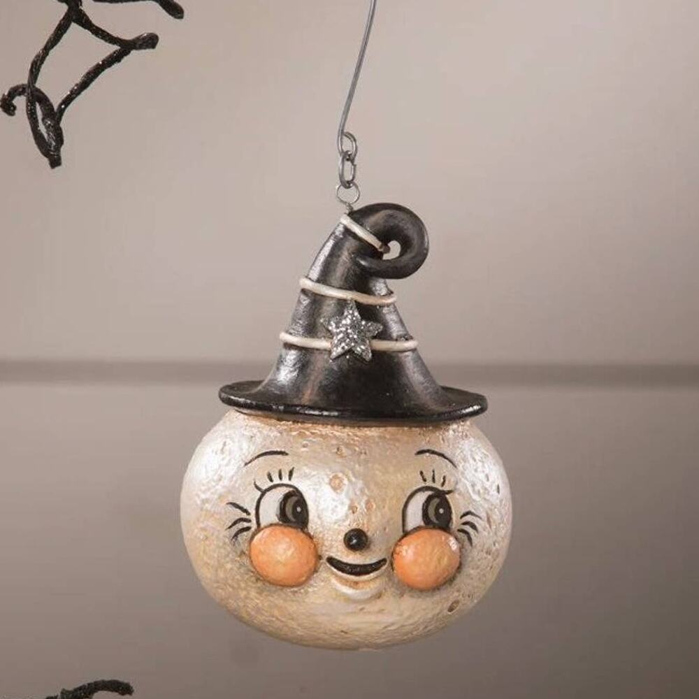 Bethany Lowe Johanna Parker Full Wanda Luna Moon Halloween Ornament NEW